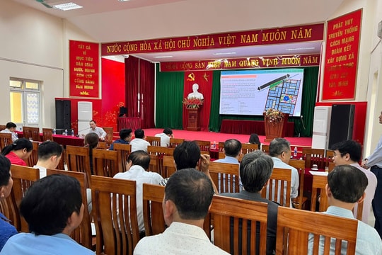 Xã Thượng Phúc: Lấy ý kiến về bồi thường, hỗ trợ tái định cư phục vụ dự án đường sắt tốc độ cao Bắc - Nam