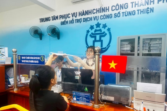 Phường Tùng Thiện: Đẩy mạnh xây dựng chính quyền số