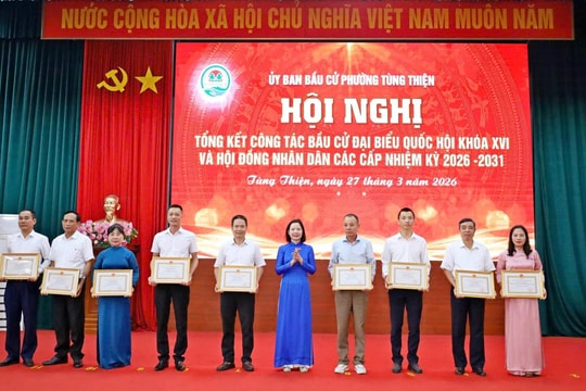 Tùng Thiện: Kết quả cuộc bầu cử khẳng định tinh thần dân chủ và đồng thuận