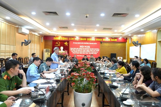 Thanh Xuân: Đối thoại với người dân, thúc tiến độ GPMB Vành đai 2,5