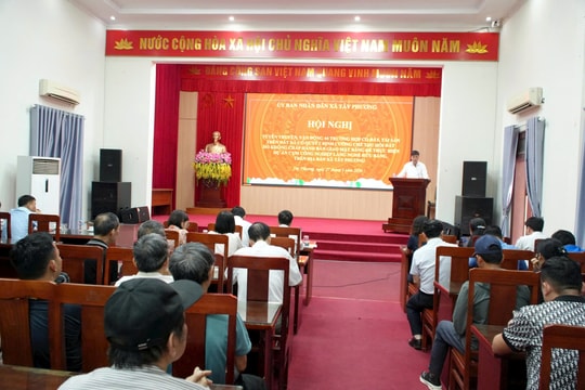 Xã Tây Phương tuyên truyền 44 hộ dân trước thời điểm cưỡng chế thu hồi đất