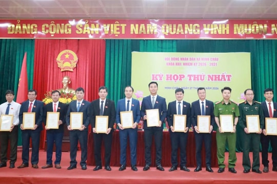 Xã Minh Châu kiện toàn các chức danh chủ chốt nhiệm kỳ 2026-2031