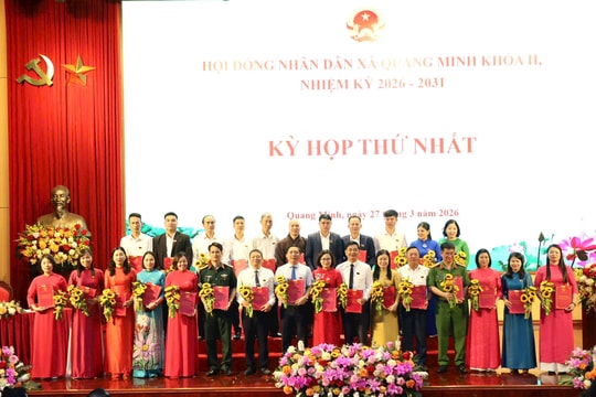 Xã Quang Minh kiện toàn bộ máy, thể hiện trách nhiệm đại biểu nhân dân trước cử tri