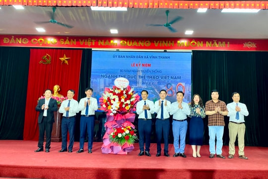 Vĩnh Thanh khen thưởng tập thể, cá nhân tiêu biểu trong phong trào thể dục - thể thao