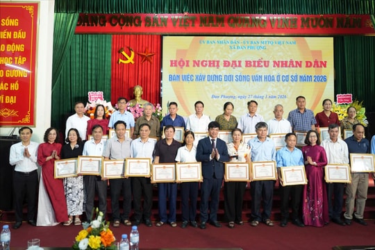Xây dựng người Đan Phượng văn minh, thân thiện