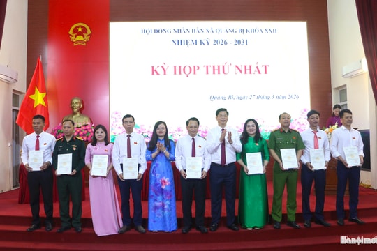 Xã Quảng Bị: Kiện toàn chức danh lãnh đạo chủ chốt, khởi động giai đoạn phát triển mới