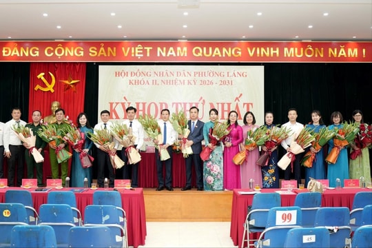 Phường Láng kiện toàn bộ máy nhân sự nhiệm kỳ 2026 - 2031