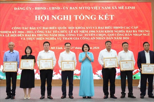 Mê Linh tổng kết công tác bầu cử, Lễ hội đền Hai Bà Trưng và tuyển quân năm 2026