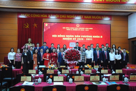 Phường Long Biên kiện toàn các chức danh lãnh đạo HĐND, UBND
