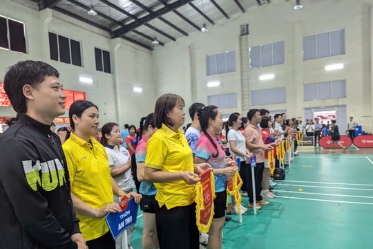 Khai mạc giải cầu lông, kéo co xã An Khánh mở rộng năm 2026