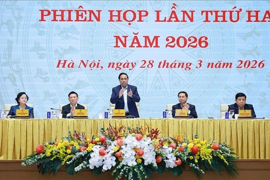 Thủ tướng chủ trì phiên họp Ban Chỉ đạo về phát triển khoa học, công nghệ, đổi mới sáng tạo, chuyển đổi số và Đề án 06