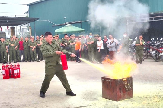 Tăng cường “lá chắn tại chỗ” từ tuyên truyền phòng cháy, chữa cháy và cứu nạn, cứu hộ