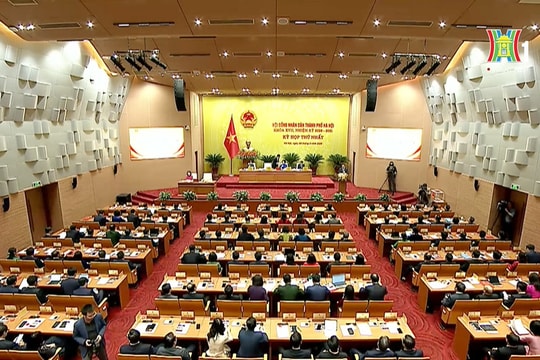 [TRỰC TIẾP] Khai mạc kỳ họp thứ nhất HĐND thành phố Hà Nội khóa XVII