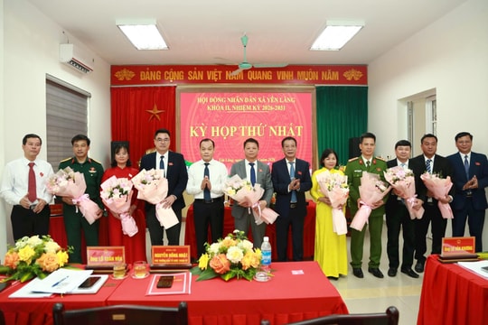 Yên Lãng: Kiện toàn nhân sự chủ chốt HĐND và UBND xã