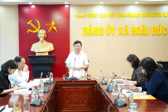 Xã Hoài Đức hoàn thành rà soát, bổ sung quy hoạch cán bộ nhiệm kỳ mới