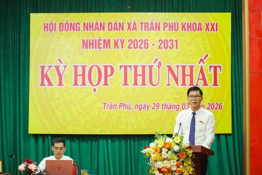HĐND xã Trần Phú khóa XXI tổ chức Kỳ họp thứ Nhất, nhiệm kỳ 2026 - 2031