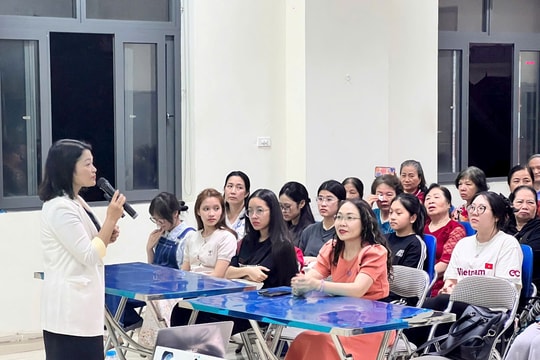 Phường Ô Chợ Dừa đẩy mạnh truyền thông chăm sóc sức khỏe sinh sản