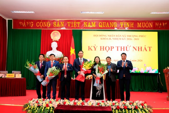 Đồng chí Tạ Hữu Thọ giữ chức Chủ tịch HĐND xã Thượng Phúc, nhiệm kỳ 2026-2031