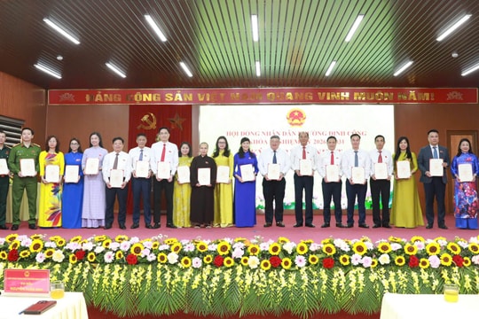 HĐND phường Định Công kiện toàn bộ máy, sẵn sàng bước vào nhiệm kỳ mới