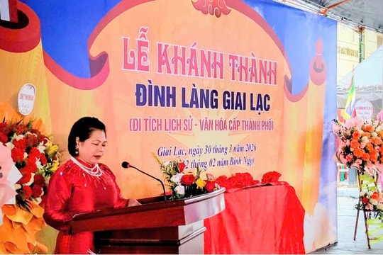 Xã Quang Minh: Khánh thành công trình đình làng Giai Lạc