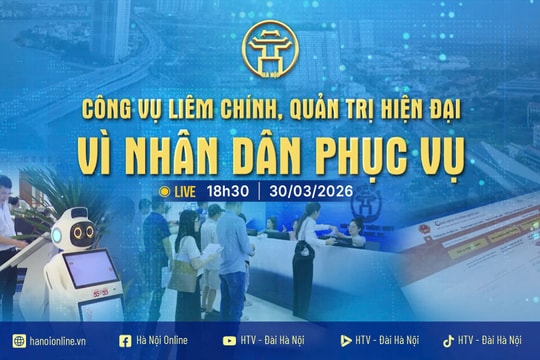 [TRỰC TIẾP] Thời sự hôm nay 30-3: "Công vụ liêm chính - Quản trị hiện đại - Vì nhân dân phục vụ"