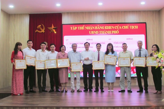 Đảng bộ, chính quyền, nhân dân phường Hồng Hà có thành tích xuất sắc trong công tác bầu cử