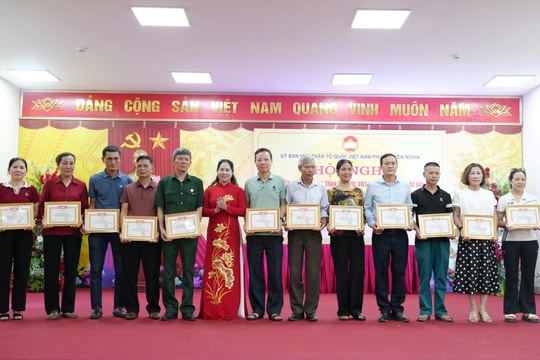 Phường Yên Nghĩa: 124 tập thể, cá nhân được khen về công tác bầu cử