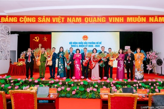 Kỳ họp thứ nhất HĐND phường Bồ Đề, nhiệm kỳ 2026-2031: Kiện toàn tổ chức, sẵn sàng nhiệm kỳ mới