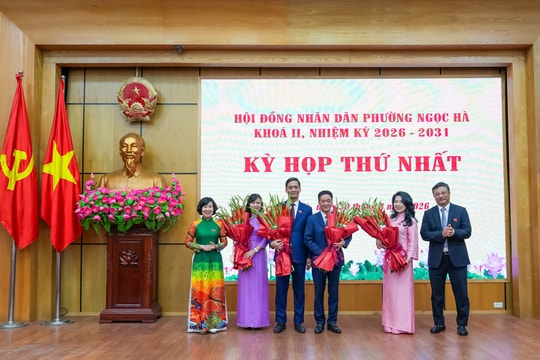 Kiện toàn chức danh lãnh đạo HĐND, UBND phường Ngọc Hà nhiệm kỳ 2026 – 2031
