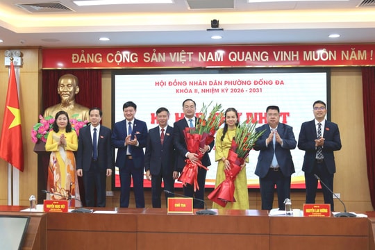 Phường Đống Đa kiện toàn bộ máy chính quyền nhiệm kỳ 2026-2031