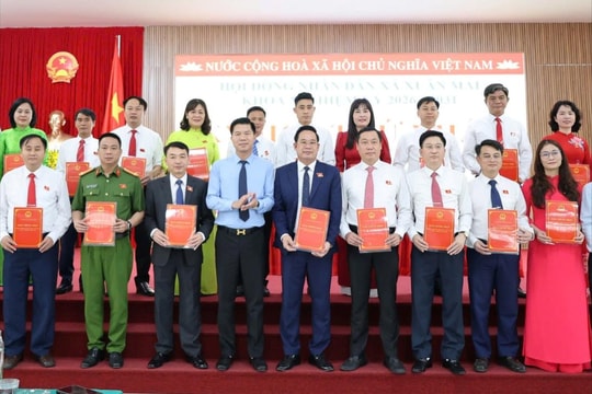 Kỳ họp thứ nhất HĐND xã Xuân Mai kiện toàn nhân sự chủ chốt