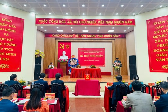 Phường Hoàng Liệt kiện toàn nhân sự chủ chốt nhiệm kỳ mới