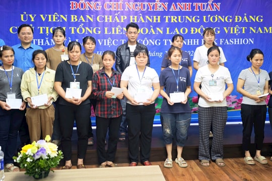 Hà Nội: Ba tháng đầu năm, chi hơn 67 tỷ đồng chăm lo hơn 83.000 công nhân lao động