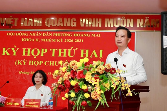 Kỳ họp thứ 2 HĐND phường Hoàng Mai tập trung nguồn lực đầu tư công năm 2026