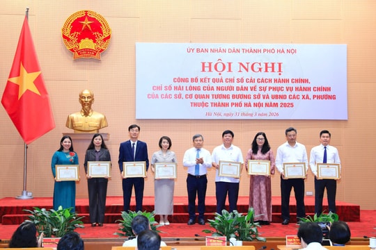 Hà Nội: Sở Nội vụ dẫn đầu Chỉ số cải cách hành chính năm 2025