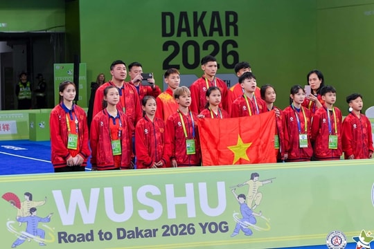 Wushu Việt Nam giành 7 huy chương vàng tại Giải vô địch wushu trẻ thế giới 2026