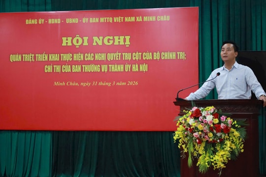 Minh Châu quán triệt, triển khai các nghị quyết trụ cột gắn với nhiệm vụ chính trị địa phương