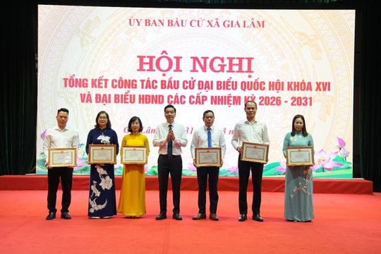 Xã Gia Lâm tổng kết công tác bầu cử đại biểu Quốc hội và HĐND các cấp