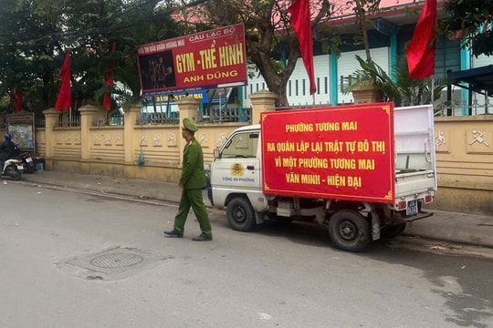 Phường Tương Mai giải bài toán “điểm nghẽn” trật tự đô thị