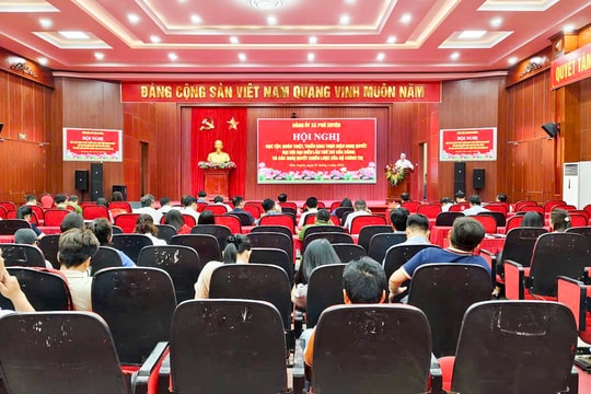 Xã Phú Xuyên: Đưa Nghị quyết Đại hội XIV của Đảng vào cuộc sống