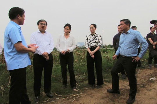 Phường Hồng Hà: Nỗ lực giải phóng mặt bằng, bảo đảm tiến độ thi công cầu Tứ Liên