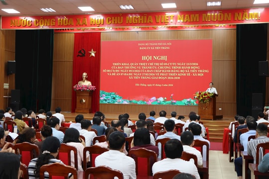 Xã Tiến Thắng phát triển kinh tế theo hướng hiện đại, tăng trưởng nhanh, bền vững