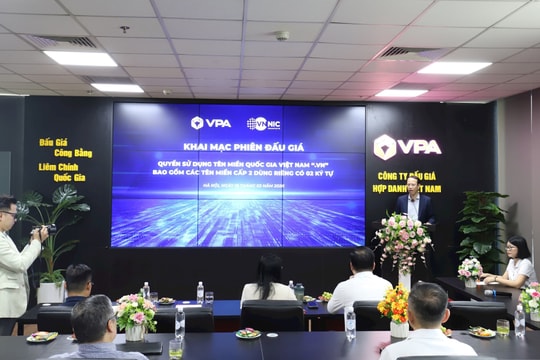 Tên miền quốc gia “.vn” được đấu giá lên tới gần 1,6 tỷ đồng