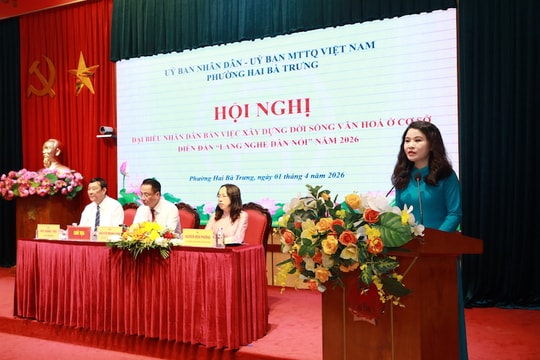 Phường Hai Bà Trưng: Phát huy vai trò nhân dân trong xây dựng đời sống văn hoá