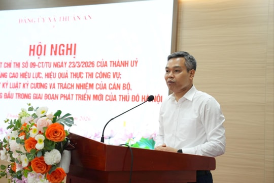 Quán triệt Chỉ thị 09: Xã Thuận An siết kỷ cương, nâng hiệu quả công vụ từ cơ sở