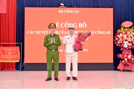 Thiếu tướng Dương Đức Hải giữ chức Cục trưởng Cục Cảnh sát PCCC và CNCH
