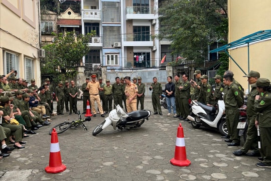 Phường Vĩnh Tuy: Tập huấn kỹ năng cho 250 thành viên lực lượng tham gia bảo vệ ANTT ở cơ sở
