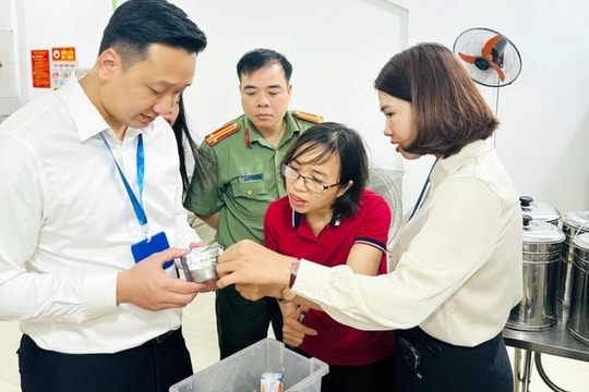 Xã Trần Phú siết chặt an toàn thực phẩm tại các bếp ăn bán trú