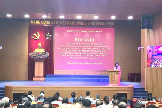 Thanh Xuân: Quán triệt Chương trình hành động thực hiện nghị quyết đại hội Đảng các cấp