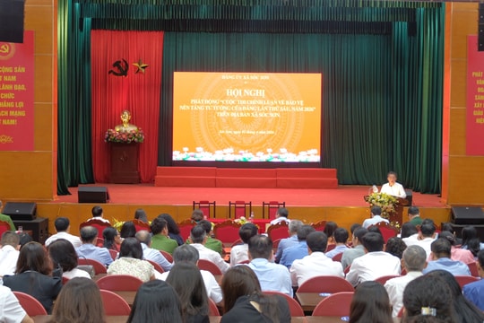 Xã Sóc Sơn phát động Cuộc thi chính luận Bảo vệ nền tảng tư tưởng của Đảng năm 2026